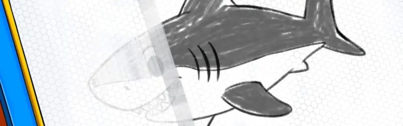 开云线上入口-福建男篮分享明日对阵上海男篮预热海报：一笔抹鲨